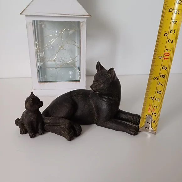 Cute Black Cat Mom And Kitten Baby - Picture 10 of 13